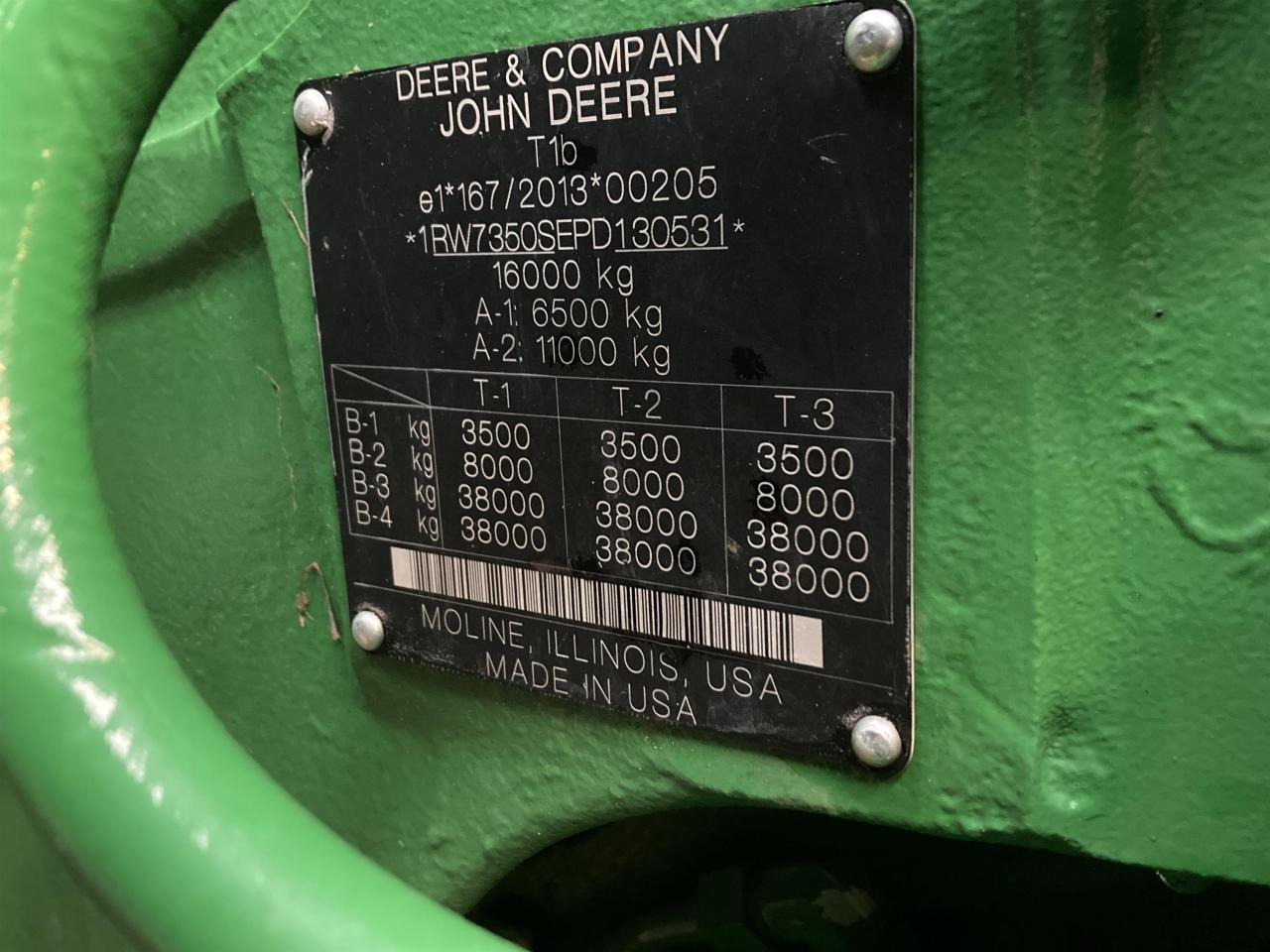 Locação de John Deere 7R 350 John Deere 7R 350: foto 12