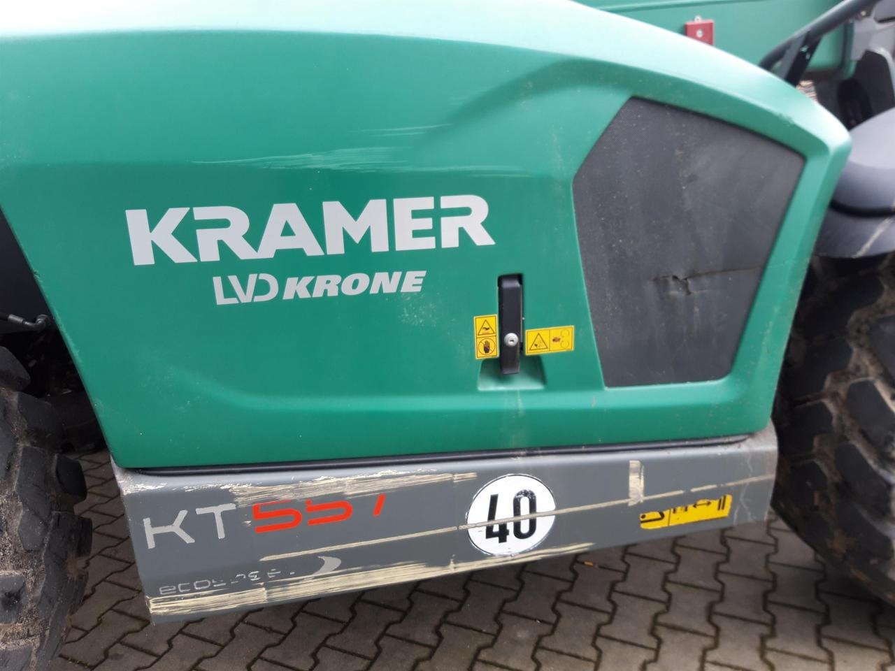 Empilhador telescópico Kramer KT557: foto 8