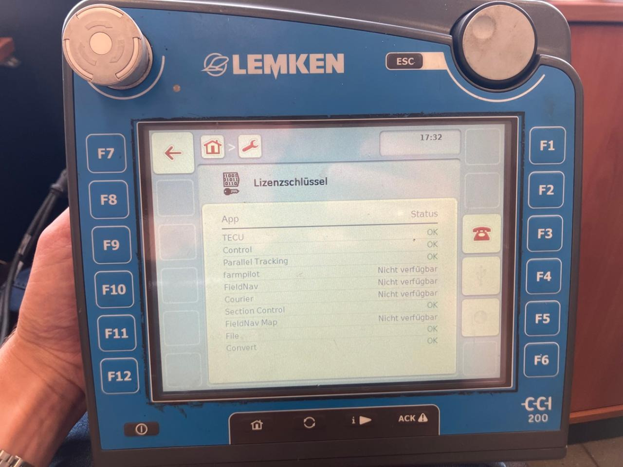 Lemken CCI200 - Sistema de navegação de Máquina agrícola: foto 5 Lemken CCI200 - Sistema de navegação de Máquina agrícola: foto 5