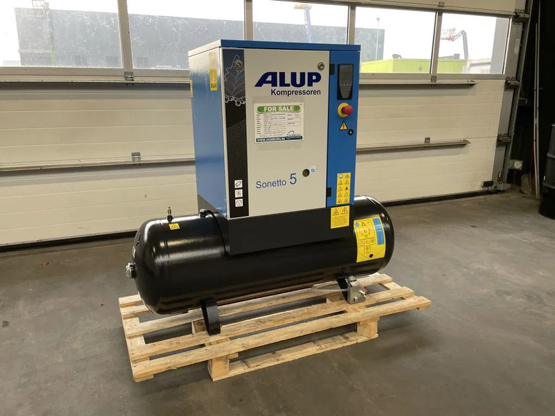 Alup Sonetto 5 - 200 Elektrische Schroefcompressor 4 kW 470 L/Min 10 Bar op ketel - Compressor de ar: foto 4 Alup Sonetto 5 - 200 Elektrische Schroefcompressor 4 kW 470 L/Min 10 Bar op ketel - Compressor de ar: foto 4