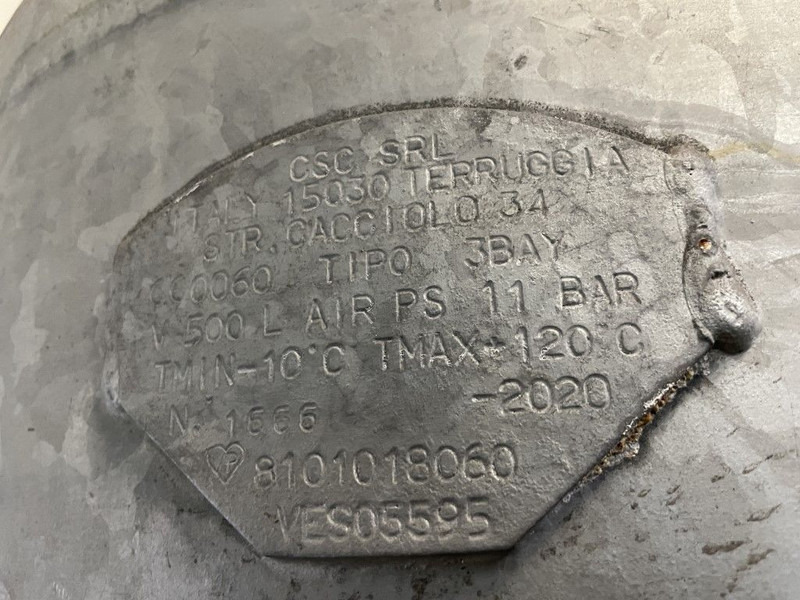 Atlas-Copco 500 Liter Gegalvaniseerde Verticale luchtketel 11 Bar (1 stuks) - Compressor de ar: foto 5 Atlas-Copco 500 Liter Gegalvaniseerde Verticale luchtketel 11 Bar (1 stuks) - Compressor de ar: foto 5