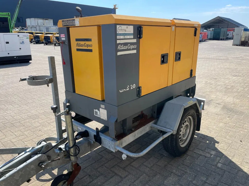Gerador elétrico Atlas-Copco QAS 20 Kubota mobiele 20 kVA Silent Rental generatorrset Stage 3A: foto 12