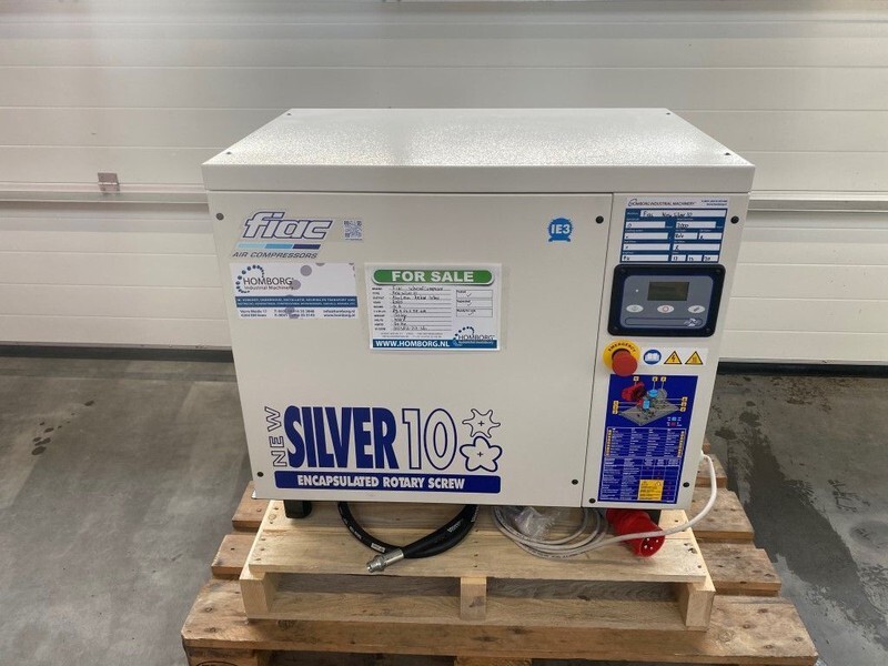 Fiac New Silver 10 Silent 7.5 kW 860 L / min 10 bar Elektrische Schroefcompressor - Compressor de ar: foto 2 Fiac New Silver 10 Silent 7.5 kW 860 L / min 10 bar Elektrische Schroefcompressor - Compressor de ar: foto 2