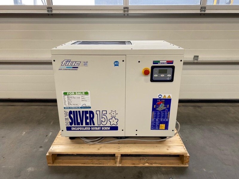 Fiac NewSilver 15 1430 L / min 11 kW 10 Bar Elektrische Schroefcompressor Nieuw ! - Compressor de ar: foto 2 Fiac NewSilver 15 1430 L / min 11 kW 10 Bar Elektrische Schroefcompressor Nieuw ! - Compressor de ar: foto 2