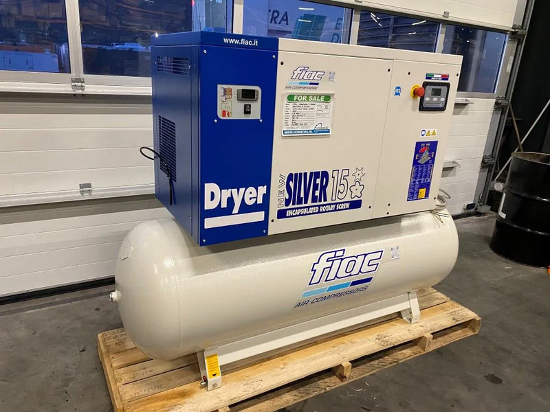 Fiac NewSilver D 15 / 500 NewSilver D 15 / 500 - 1430 L / min 11 kW 10 bar Elektrische Schroefcompressor + Droger - Compressor de ar: foto 3 Fiac NewSilver D 15 / 500 NewSilver D 15 / 500 - 1430 L / min 11 kW 10 bar Elektrische Schroefcompressor + Droger - Compressor de ar: foto 3
