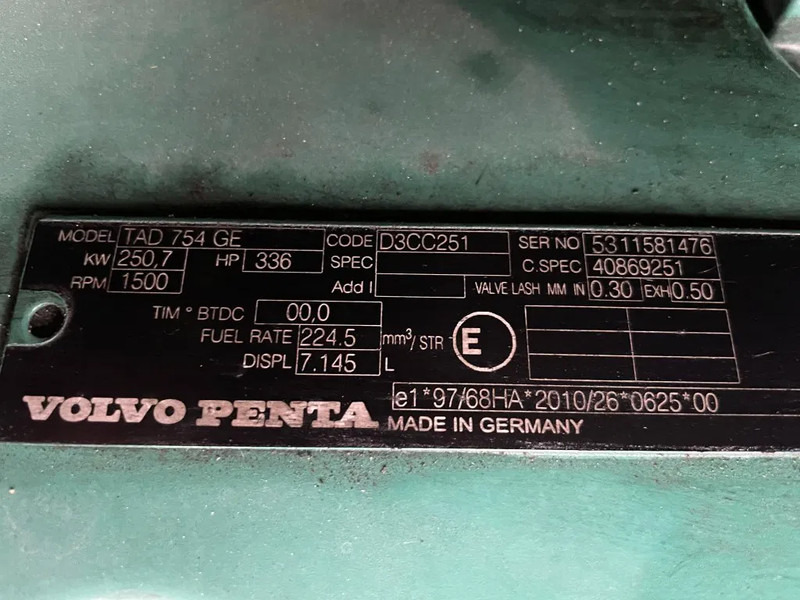 Gerador elétrico GESAN DVR 250 Volvo Penta - Leroy Somer 250 kVA silent generatorset: foto 16
