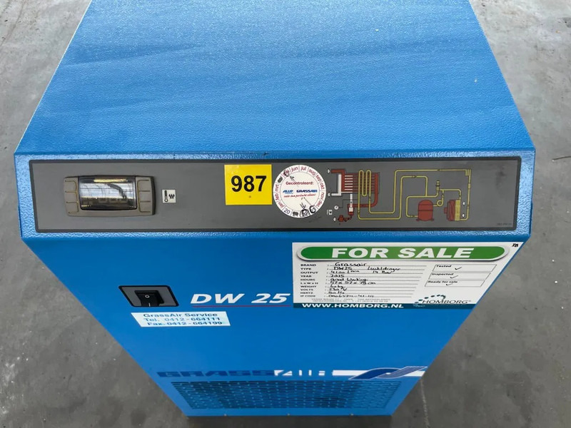 Grassair DW 25 luchtdroger 4.100 L/min. 14 Bar - Compressor de ar: foto 5 Grassair DW 25 luchtdroger 4.100 L/min. 14 Bar - Compressor de ar: foto 5