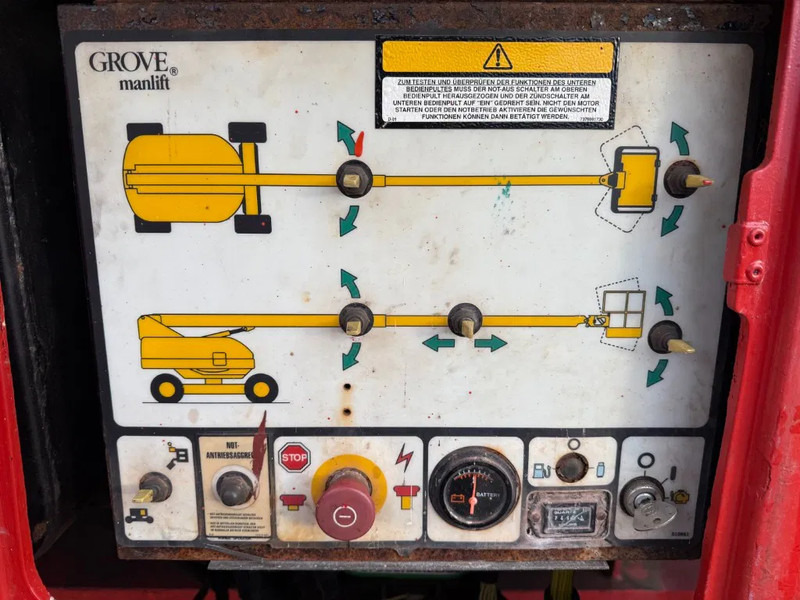 Plataforma telescópica Grove MZ46 CXT 14 meter Deutz Diesel Telescoop Hoogwerker 4 x 4: foto 13
