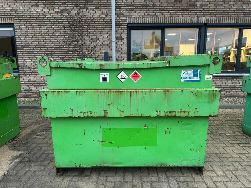 Kiwa IBC Steenbergen 2000 liter Dieseltank met handpomp Milieutank - Depósito de armazenamento: foto 1 Kiwa IBC Steenbergen 2000 liter Dieseltank met handpomp Milieutank - Depósito de armazenamento: foto 1