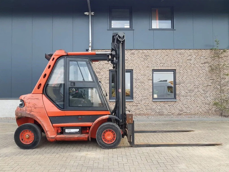 Linde H50D 5 ton Diesel Duplex Sideshift Positioner Heftruck - Empilhadeira a diesel: foto 1 Linde H50D 5 ton Diesel Duplex Sideshift Positioner Heftruck - Empilhadeira a diesel: foto 1