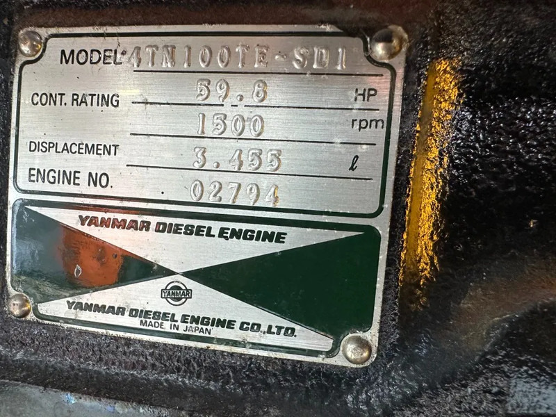 Gerador elétrico SDMO Yanmar Leroy Somer 50 kVA noodstroom generatorset 328 hours !: foto 7