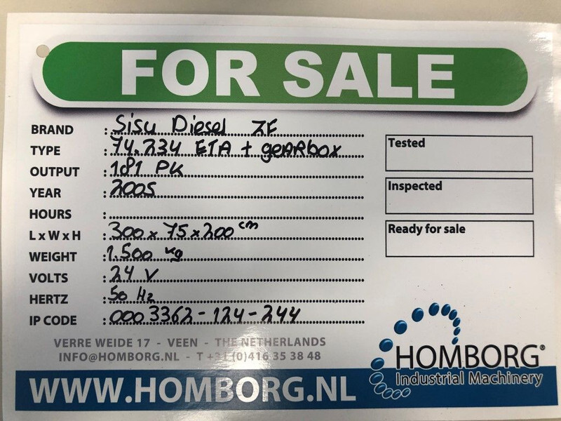 Motor Sisu Valmet Diesel 74.234 ETA 181 HP diesel enine with ZF gearbox: foto 17