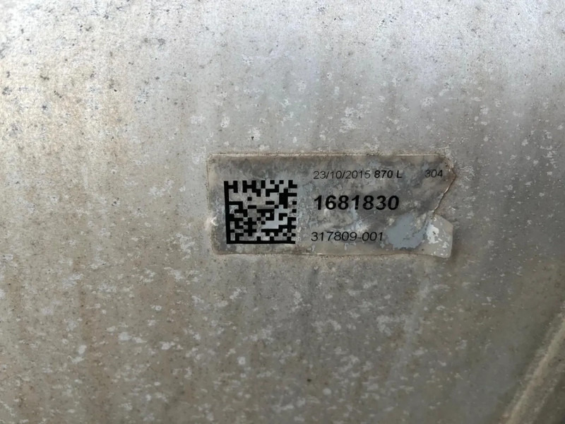 DAF Brandstoftank Diesel 870L 1681830 - Tanque de combustível: foto 5 DAF Brandstoftank Diesel 870L 1681830 - Tanque de combustível: foto 5