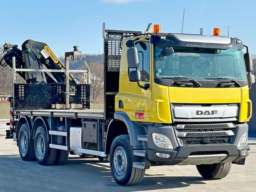 DAF CF 450 * PK 22002 - EH D + FUNK * 6x4 * TOP - Caminhão grua, Camião de caixa aberta/ Plataforma: foto 3 DAF CF 450 * PK 22002 - EH D + FUNK * 6x4 * TOP - Caminhão grua, Camião de caixa aberta/ Plataforma: foto 3