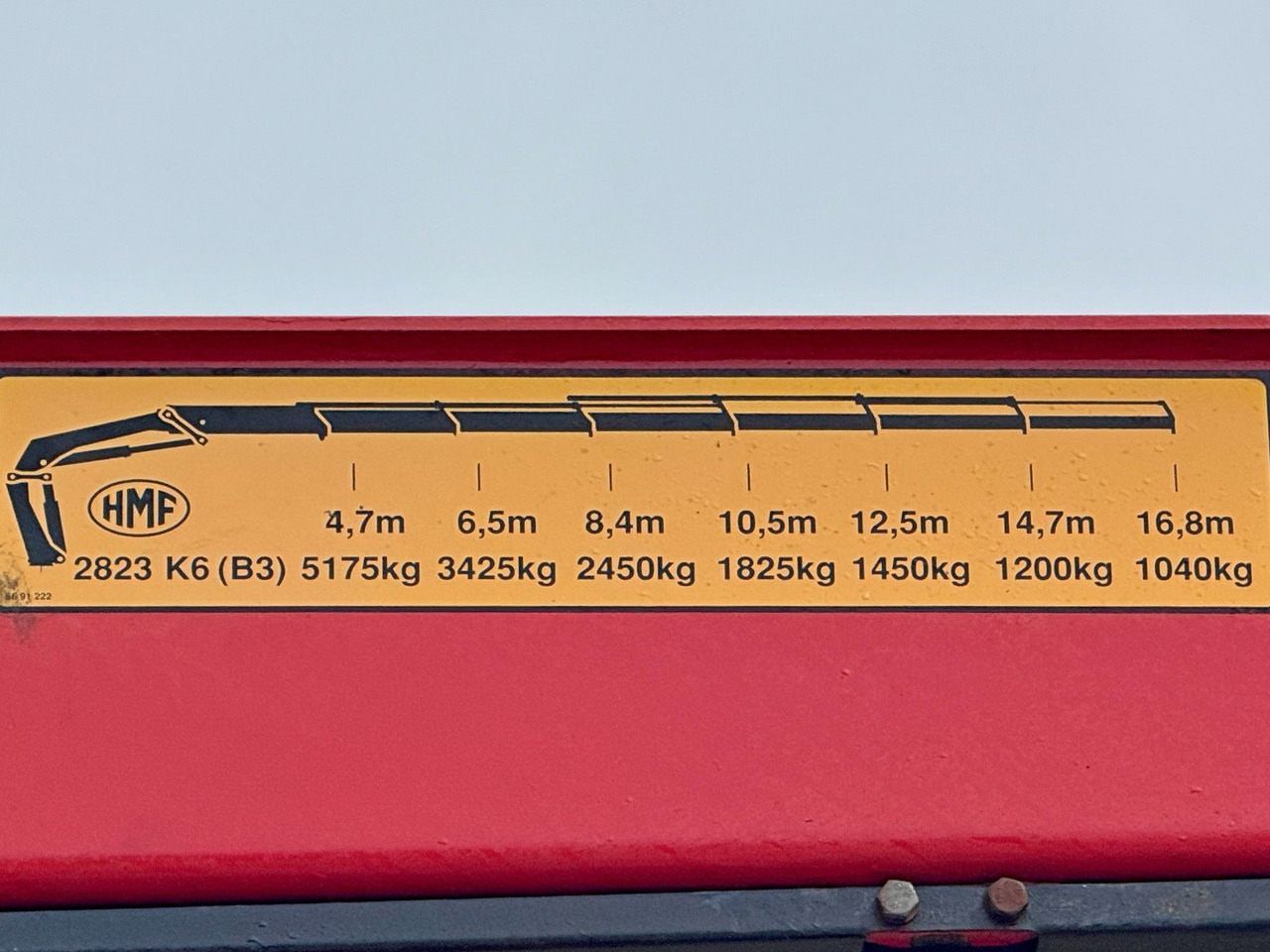 Caminhão basculante, Caminhão grua DAF CF 85.380 * HMF 2823 K6 (B3) + FUNK * 8x4 * TOP: foto 8