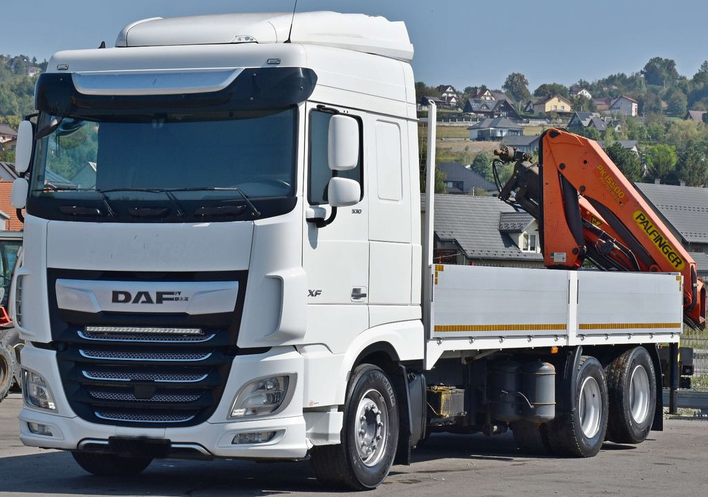 DAF XF 530 Pritsche 6,30 m + PK 15500 * TOPZUSTAND - Caminhão grua: foto 4 DAF XF 530 Pritsche 6,30 m + PK 15500 * TOPZUSTAND - Caminhão grua: foto 4