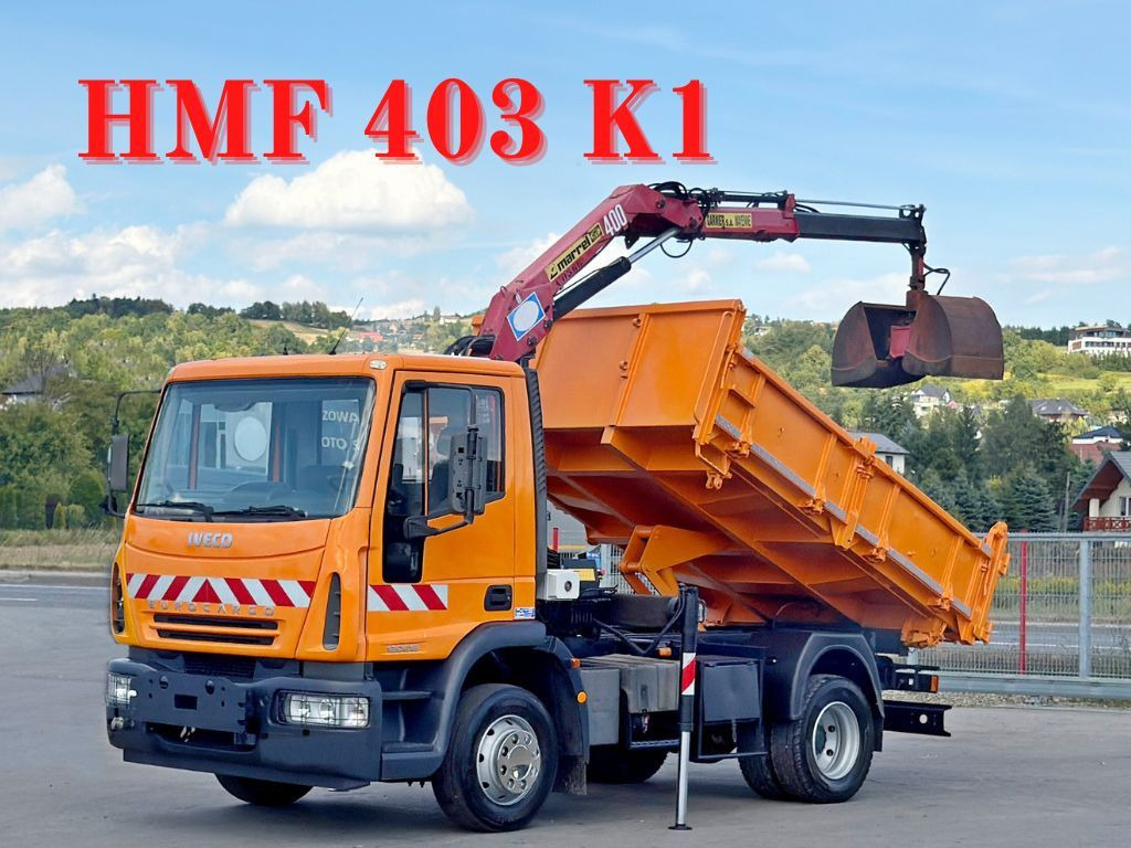 Iveco EUROCARGO 120E18 * HMF 403 K1 * TOPZUSTAND - Furgão basculante: foto 1 Iveco EUROCARGO 120E18 * HMF 403 K1 * TOPZUSTAND - Furgão basculante: foto 1
