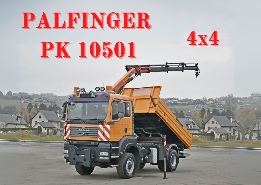 MAN TGA 18.360 * PK 10501 + FUNK *4x4 - Caminhão grua, Caminhão basculante: foto 1 MAN TGA 18.360 * PK 10501 + FUNK *4x4 - Caminhão grua, Caminhão basculante: foto 1