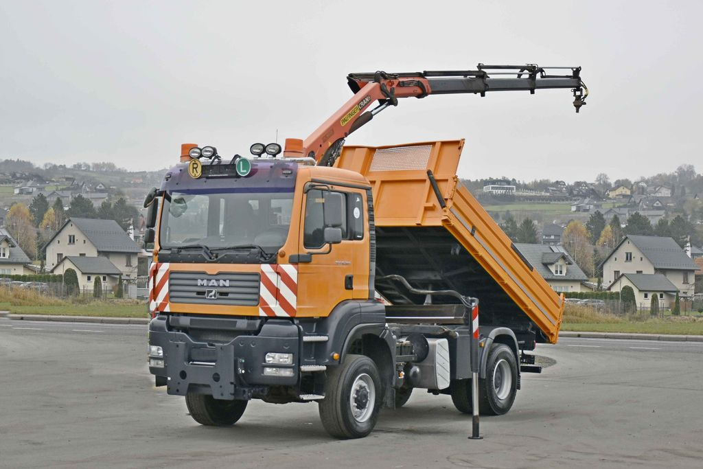 MAN TGA 18.360 * PK 10501 + FUNK *4x4 - Caminhão basculante, Caminhão grua: foto 2 MAN TGA 18.360 * PK 10501 + FUNK *4x4 - Caminhão basculante, Caminhão grua: foto 2