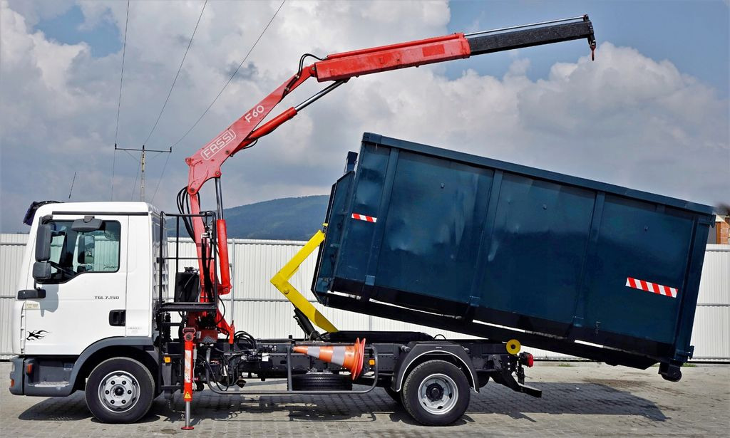 Locação de MAN TGL 7.150  Abrollkipper + Kran !!  MAN TGL 7.150  Abrollkipper + Kran !!: foto 6