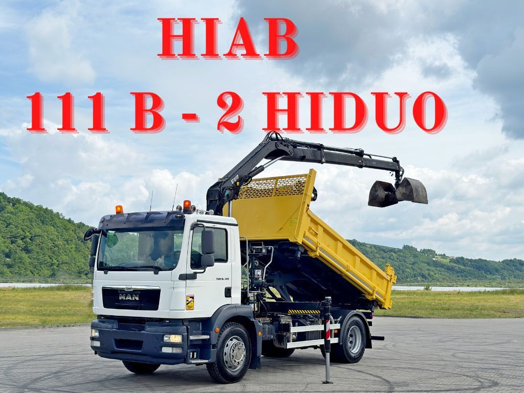 MAN TGM 18.340* KIPPER 4,05m*HIAB 111 B-2 HIDUO/FUNK - Caminhão basculante, Caminhão grua: foto 1 MAN TGM 18.340* KIPPER 4,05m*HIAB 111 B-2 HIDUO/FUNK - Caminhão basculante, Caminhão grua: foto 1