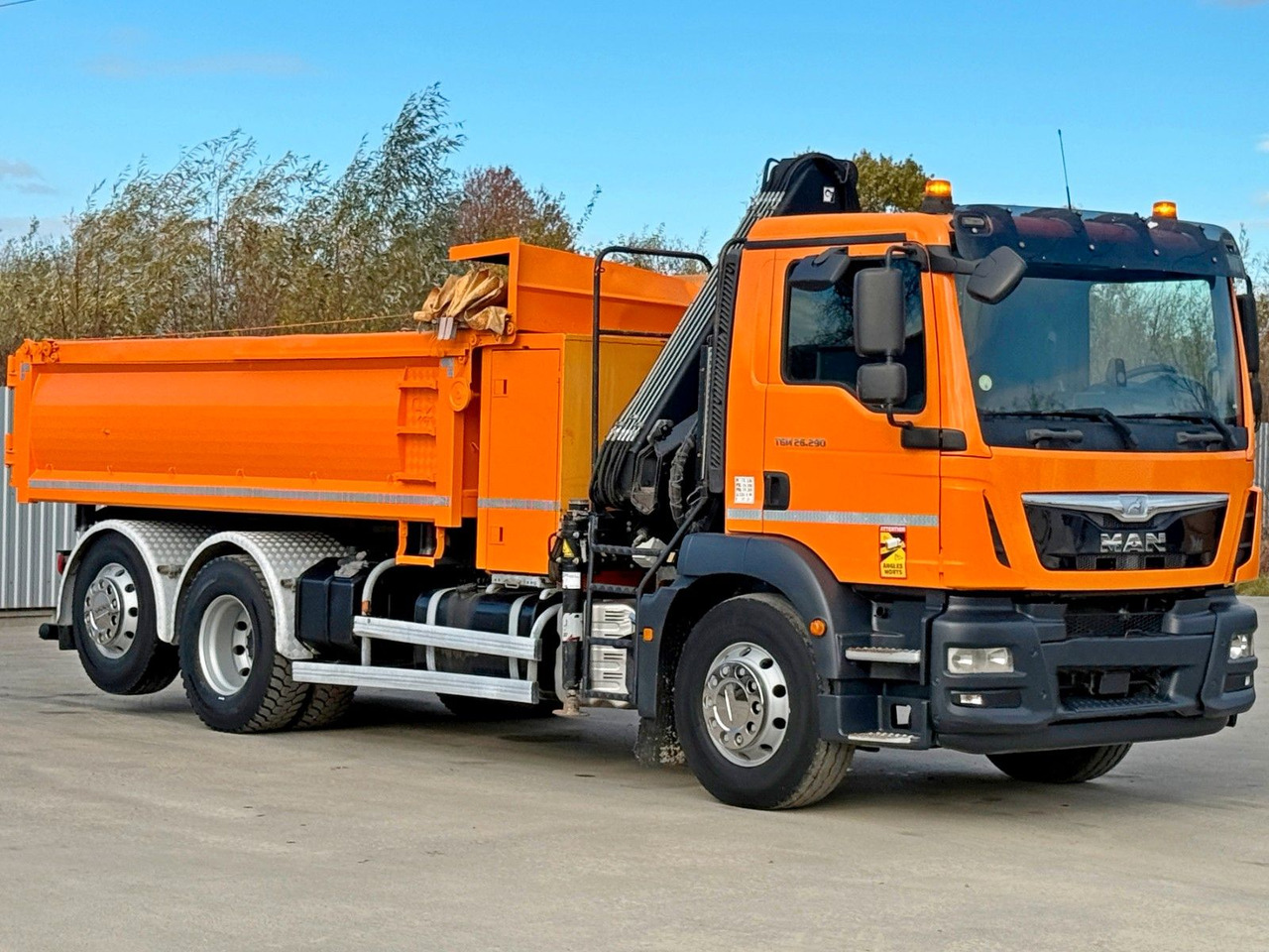 MAN TGM 26.290* KIPPER 4,60m*HIAB 111 B-3 HIDUO/FUNK - Caminhão basculante, Caminhão grua: foto 3 MAN TGM 26.290* KIPPER 4,60m*HIAB 111 B-3 HIDUO/FUNK - Caminhão basculante, Caminhão grua: foto 3