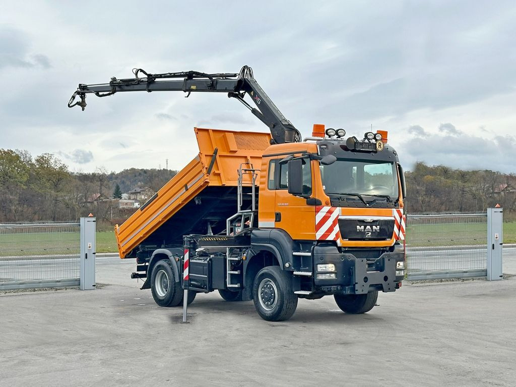 MAN TGS 18.360 * HIAB 099 E-3 HIDUO + FUNK *4x4 - Caminhão grua, Caminhão basculante: foto 2 MAN TGS 18.360 * HIAB 099 E-3 HIDUO + FUNK *4x4 - Caminhão grua, Caminhão basculante: foto 2