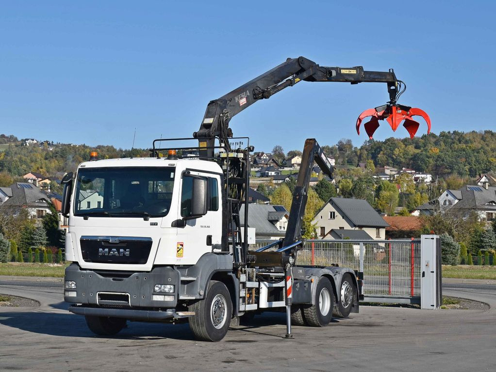 MAN TGS 26.360 Abrollkipper* KESLA 2114 Z * TOP MAN TGS 26.360 Abrollkipper* KESLA 2114 Z * TOP - Caminhão polibenne, Caminhão grua: foto 2 MAN TGS 26.360 Abrollkipper* KESLA 2114 Z * TOP MAN TGS 26.360 Abrollkipper* KESLA 2114 Z * TOP - Caminhão polibenne, Caminhão grua: foto 2