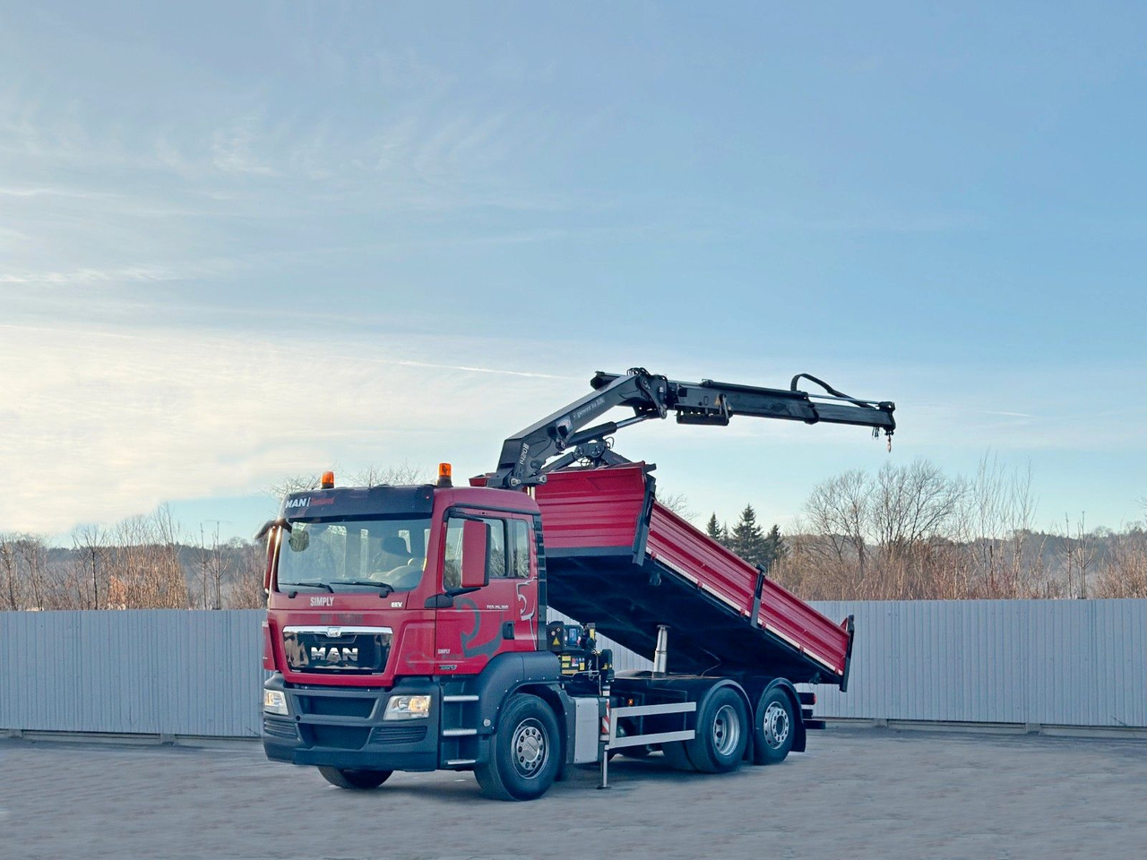 MAN TGS 26.360 Kipper 5,15m*HMF 1420 K2 + FUNK/6x2 - Caminhão grua: foto 2 MAN TGS 26.360 Kipper 5,15m*HMF 1420 K2 + FUNK/6x2 - Caminhão grua: foto 2