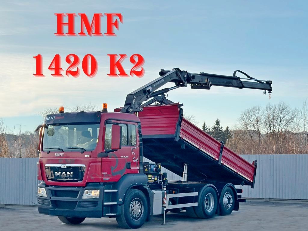 MAN TGS 26.360 Kipper 5,15m*HMF 1420 K2 + FUNK/6x2 - Caminhão grua: foto 1 MAN TGS 26.360 Kipper 5,15m*HMF 1420 K2 + FUNK/6x2 - Caminhão grua: foto 1