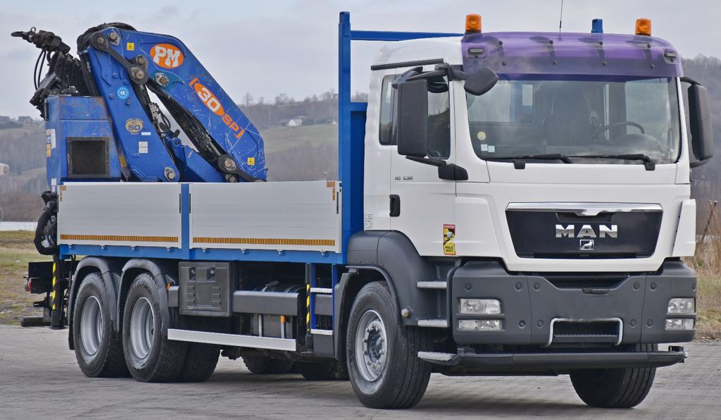 MAN TGS 26.360*PRITSCHE 6,60m * PM 30 SP / FUNK *6x4 MAN TGS 26.360*PRITSCHE 6,60m * PM 30 SP / FUNK *6x4 - Caminhão grua: foto 3 MAN TGS 26.360*PRITSCHE 6,60m * PM 30 SP / FUNK *6x4 MAN TGS 26.360*PRITSCHE 6,60m * PM 30 SP / FUNK *6x4 - Caminhão grua: foto 3