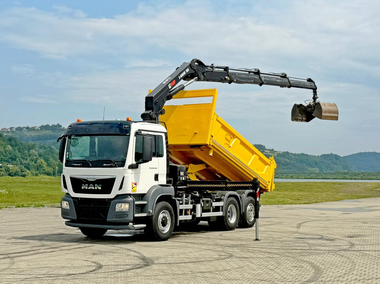MAN TGS 26.400 * HIAB X-HIDUO 188 E-3 + FUNK * 6x4 - Caminhão grua: foto 2 MAN TGS 26.400 * HIAB X-HIDUO 188 E-3 + FUNK * 6x4 - Caminhão grua: foto 2