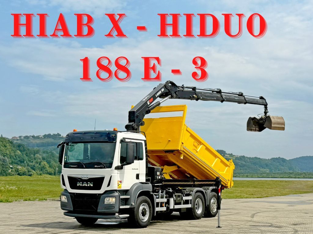 MAN TGS 26.400 * HIAB X-HIDUO 188 E-3 + FUNK * 6x4 - Caminhão grua: foto 1 MAN TGS 26.400 * HIAB X-HIDUO 188 E-3 + FUNK * 6x4 - Caminhão grua: foto 1