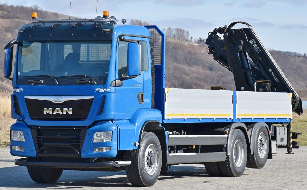 MAN TGS 26.480 * KRAN / FUNK * TOPZUSTAND - Caminhão grua, Camião de caixa aberta/ Plataforma: foto 4 MAN TGS 26.480 * KRAN / FUNK * TOPZUSTAND - Caminhão grua, Camião de caixa aberta/ Plataforma: foto 4