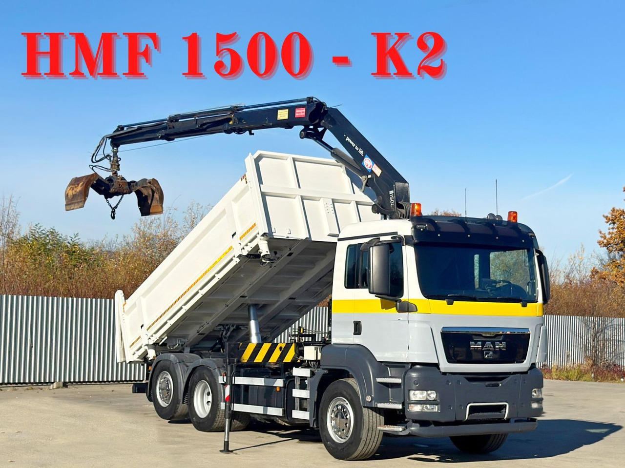 MAN TGS 28.320 * HMF 1500 - K2 * TOPZUSTAND - Caminhão grua: foto 1 MAN TGS 28.320 * HMF 1500 - K2 * TOPZUSTAND - Caminhão grua: foto 1