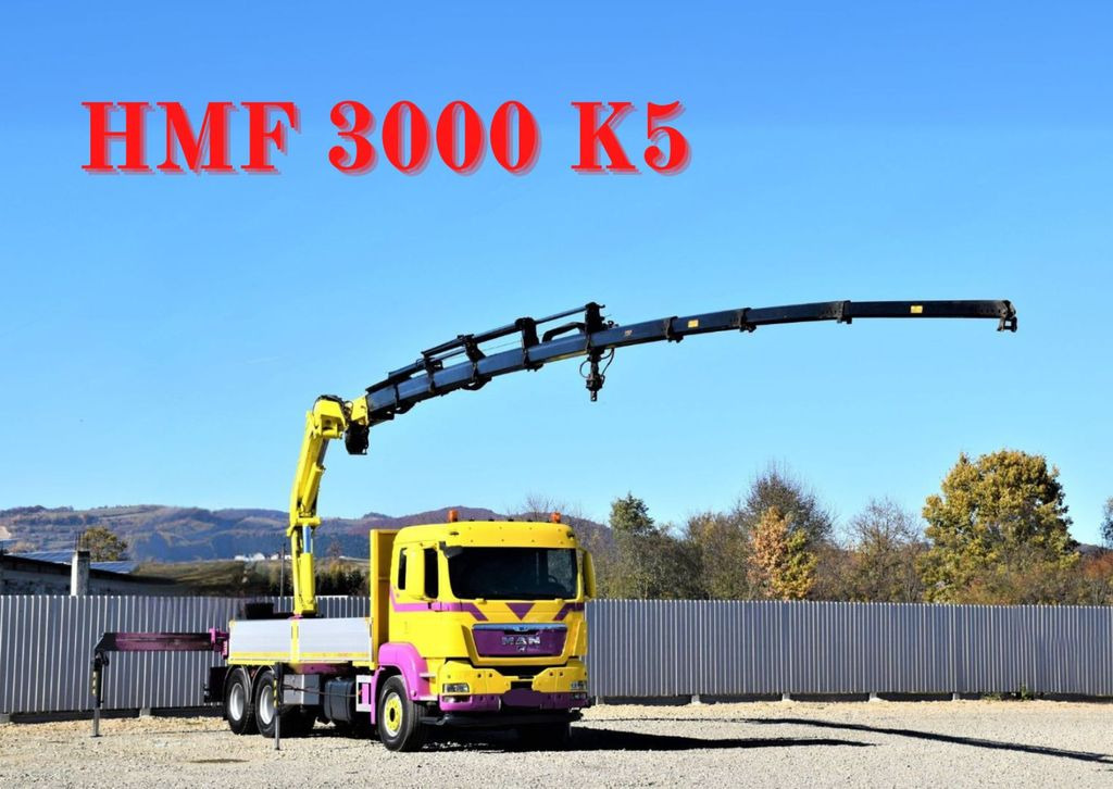 MAN TGS 28.440 Pritsche 5,60* HMF 3000 K5 + FUNK ! - Caminhão grua: foto 1 MAN TGS 28.440 Pritsche 5,60* HMF 3000 K5 + FUNK ! - Caminhão grua: foto 1