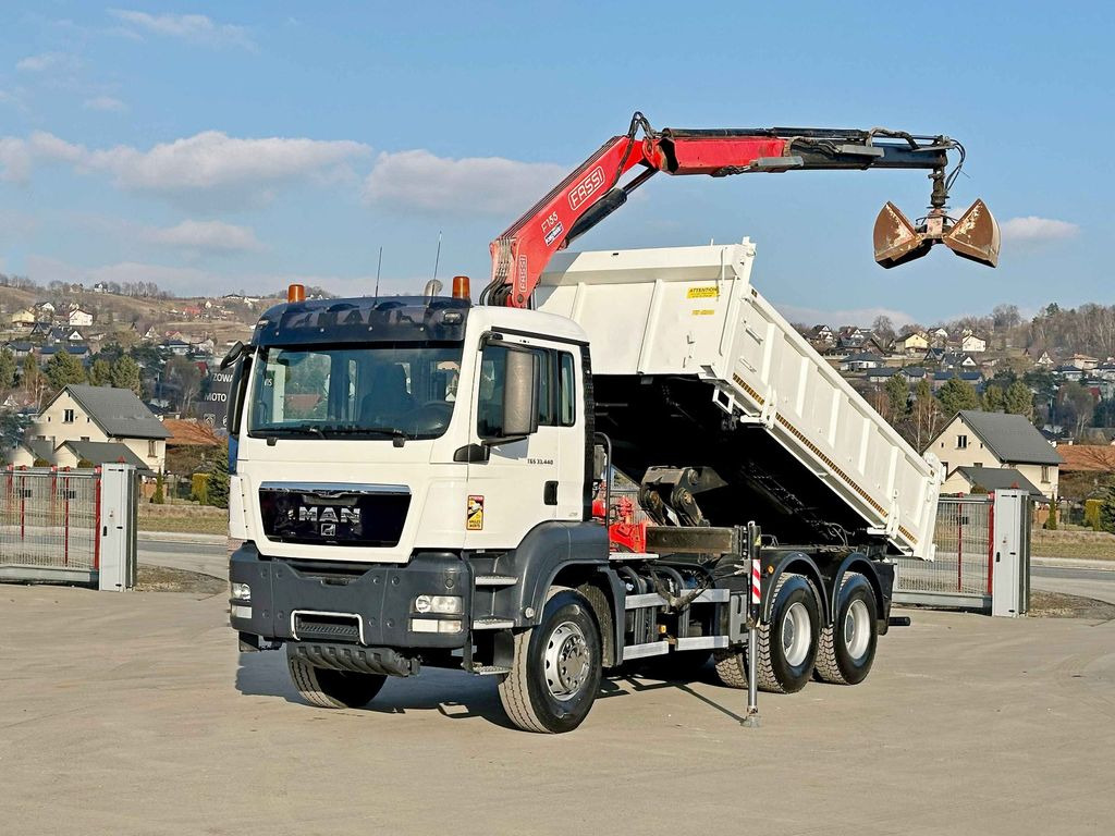 MAN TGS 33.440 * FASSI F155A.0.22/ FUNK *6x4 - Caminhão grua, Caminhão basculante: foto 2 MAN TGS 33.440 * FASSI F155A.0.22/ FUNK *6x4 - Caminhão grua, Caminhão basculante: foto 2