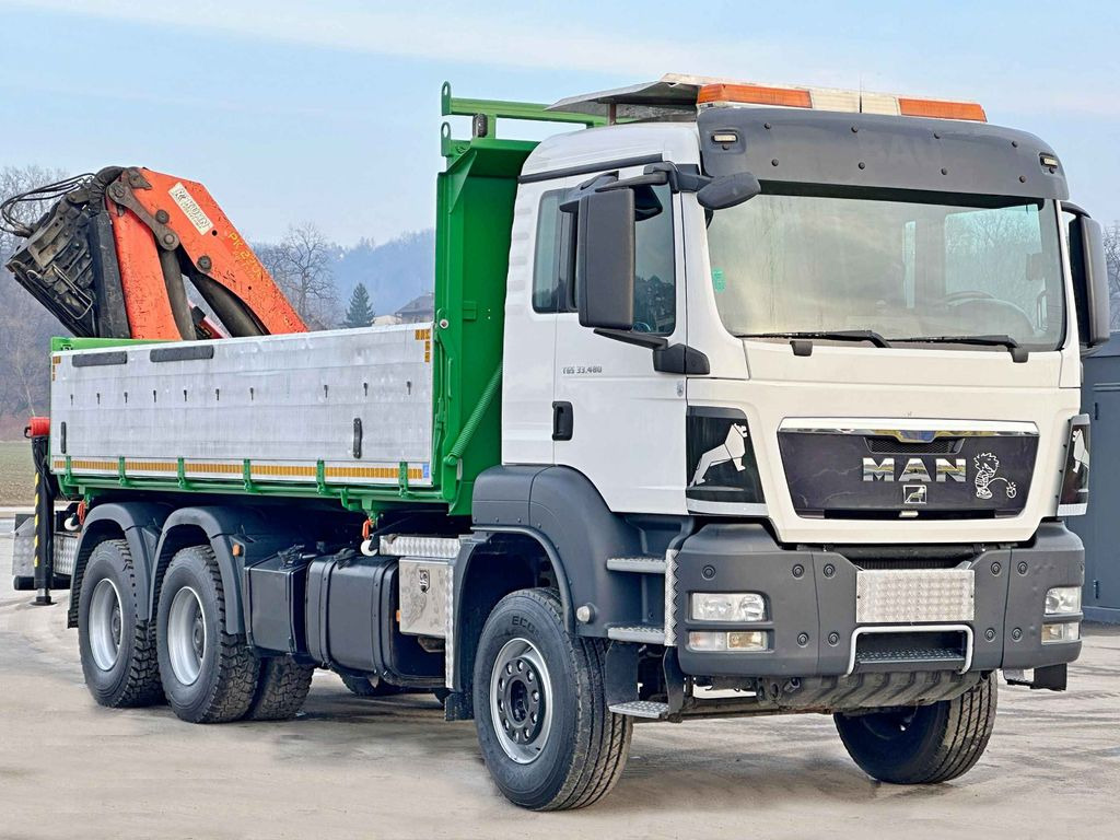 MAN TGS 33.480*KIPPER 5,70m * PK 23002 + FUNK * 6x4 - Caminhão grua, Caminhão basculante: foto 3 MAN TGS 33.480*KIPPER 5,70m * PK 23002 + FUNK * 6x4 - Caminhão grua, Caminhão basculante: foto 3