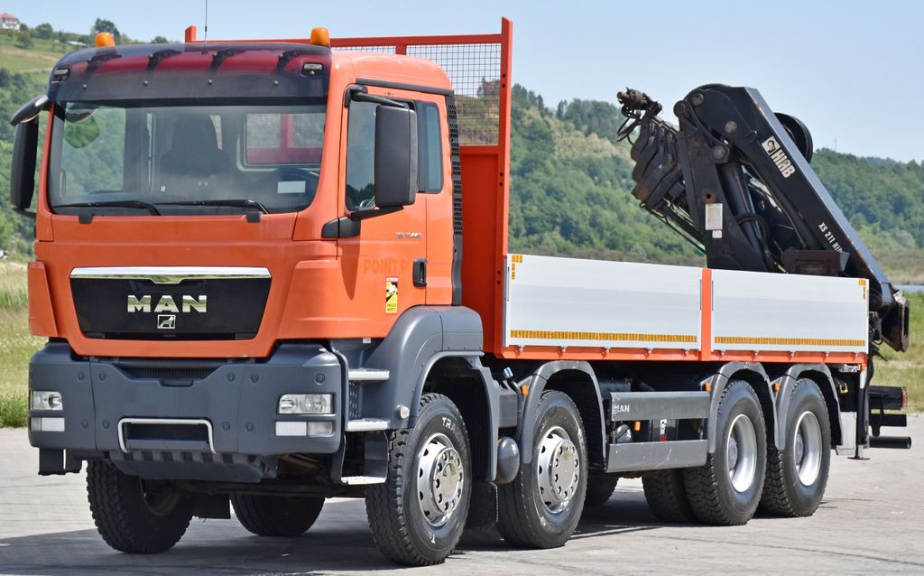 MAN TGS 35.440 * HIAB 211 E-6 HIDUO +FUNK / 8x4 - Caminhão grua, Camião de caixa aberta/ Plataforma: foto 4 MAN TGS 35.440 * HIAB 211 E-6 HIDUO +FUNK / 8x4 - Caminhão grua, Camião de caixa aberta/ Plataforma: foto 4