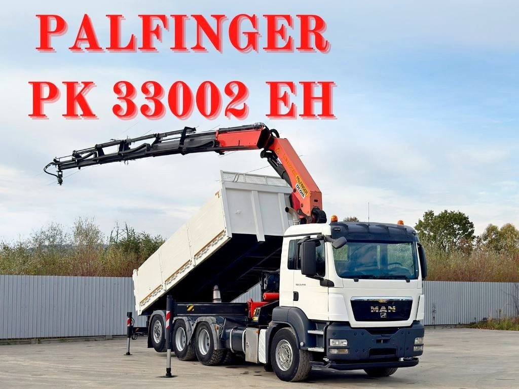 MAN TGS 35.440 * PALFINGER PK 33002 EH +FUNK / 8x4 - Caminhão grua: foto 1 MAN TGS 35.440 * PALFINGER PK 33002 EH +FUNK / 8x4 - Caminhão grua: foto 1
