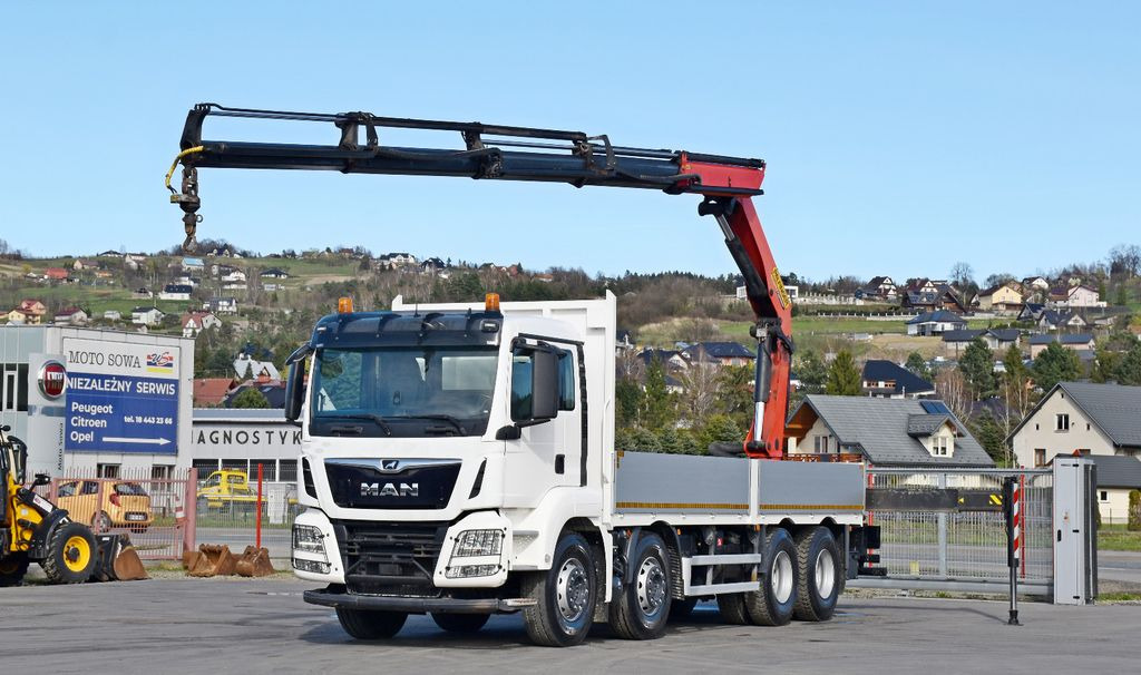 MAN TGS 35.500 * PK 22002 - EH C + FUNK * 8x4 * TOP - Caminhão grua, Camião de caixa aberta/ Plataforma: foto 2 MAN TGS 35.500 * PK 22002 - EH C + FUNK * 8x4 * TOP - Caminhão grua, Camião de caixa aberta/ Plataforma: foto 2