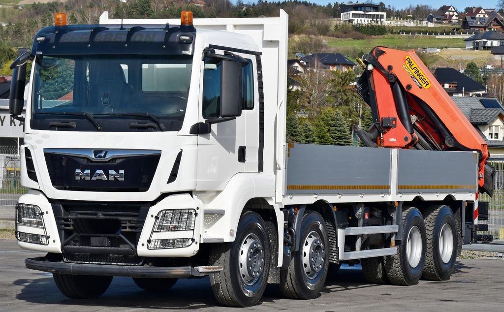 MAN TGS 35.500 * PK 22002 - EH C + FUNK * 8x4 * TOP - Caminhão grua, Camião de caixa aberta/ Plataforma: foto 4 MAN TGS 35.500 * PK 22002 - EH C + FUNK * 8x4 * TOP - Caminhão grua, Camião de caixa aberta/ Plataforma: foto 4