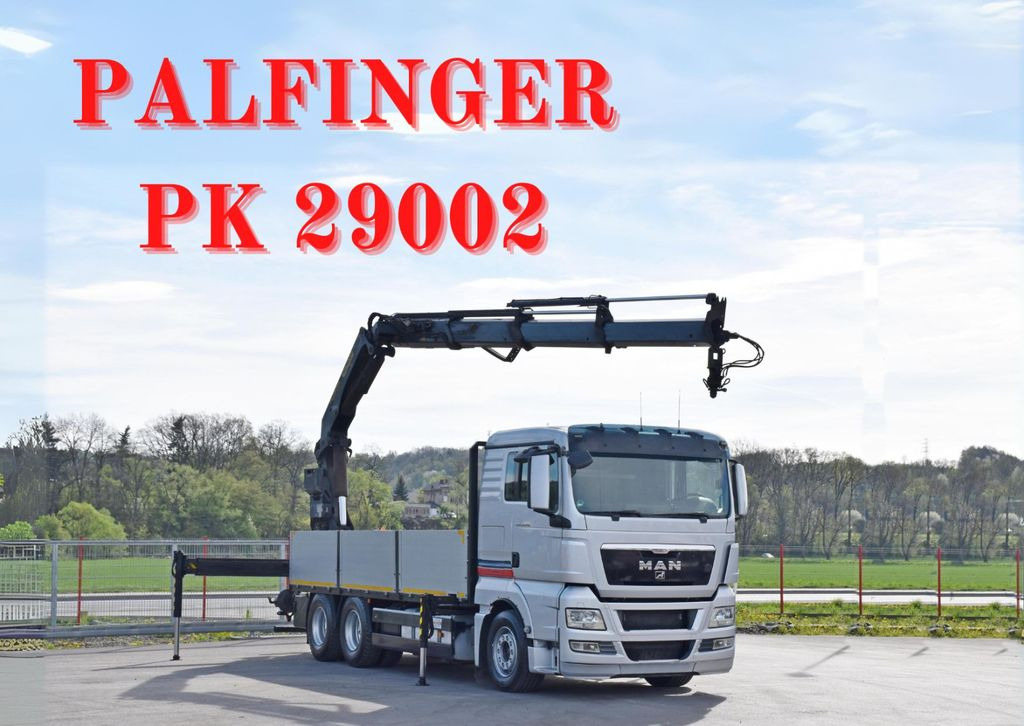 MAN TGX 26.440 Pritsche 6,40 m* PK 29002+FUNK *6x4 - Caminhão grua: foto 1 MAN TGX 26.440 Pritsche 6,40 m* PK 29002+FUNK *6x4 - Caminhão grua: foto 1