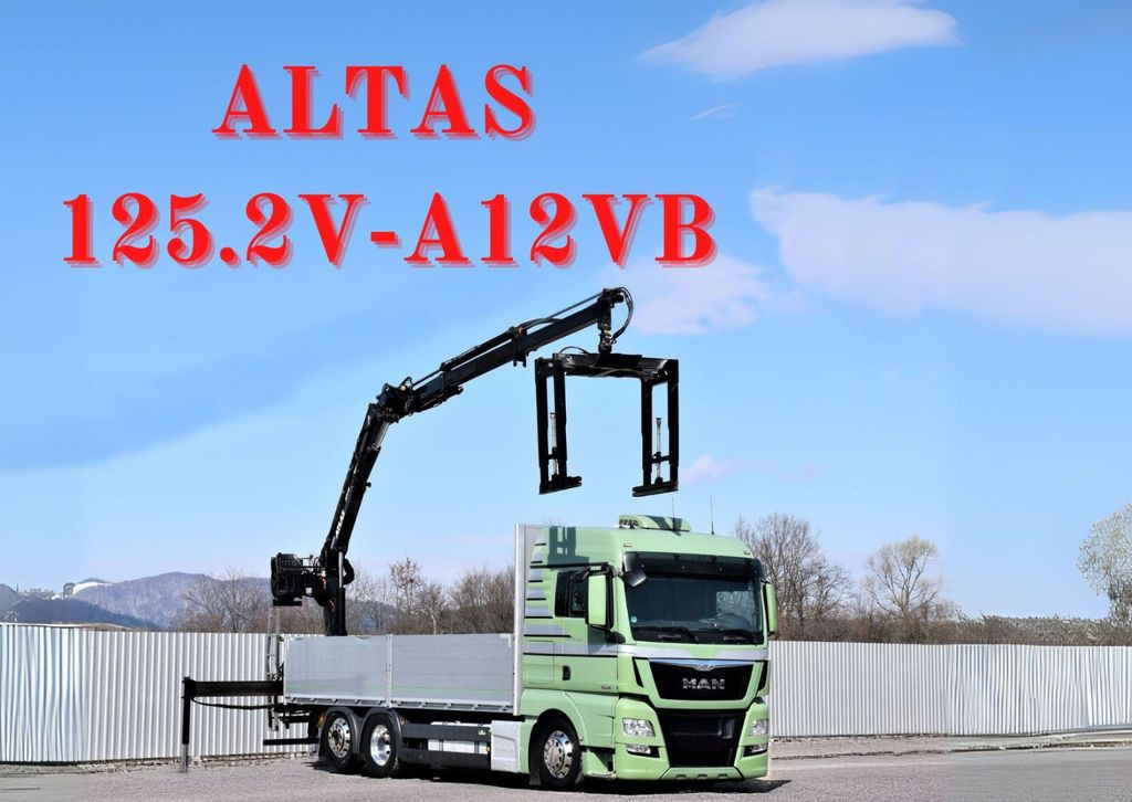 MAN TGX 26.440 Pritsche 6,60 m* ATLAS 125.2V-A12VB MAN TGX 26.440 Pritsche 6,60 m* ATLAS 125.2V-A12VB - Caminhão grua: foto 1 MAN TGX 26.440 Pritsche 6,60 m* ATLAS 125.2V-A12VB MAN TGX 26.440 Pritsche 6,60 m* ATLAS 125.2V-A12VB - Caminhão grua: foto 1