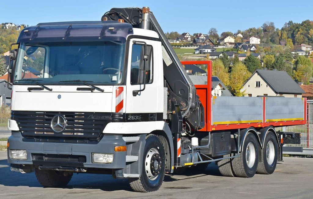 Mercedes-Benz ACTROS 2635 Pritsche 6,40m + HIAB 400 E-5 + FUNK Mercedes-Benz ACTROS 2635 Pritsche 6,40m + HIAB 400 E-5 + FUNK - Caminhão grua: foto 4 Mercedes-Benz ACTROS 2635 Pritsche 6,40m + HIAB 400 E-5 + FUNK Mercedes-Benz ACTROS 2635 Pritsche 6,40m + HIAB 400 E-5 + FUNK - Caminhão grua: foto 4