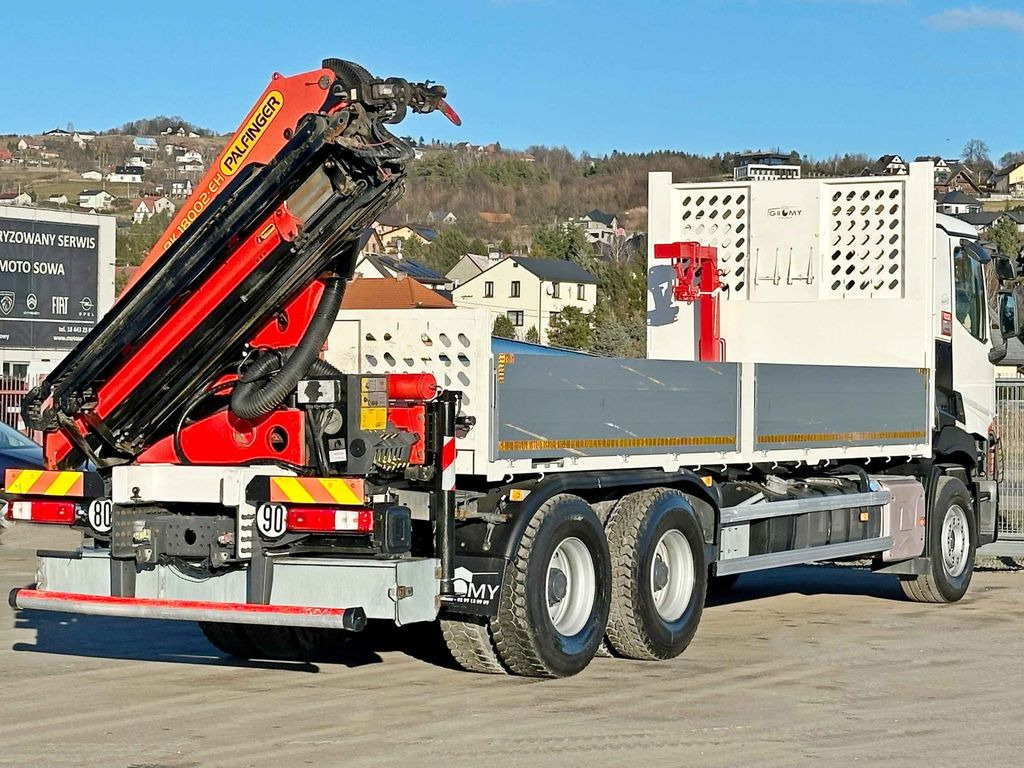 Caminhão grua, Camião de caixa aberta/ Plataforma Renault C 380 *PRITSCHE 6,80m * PK 18002-EH C + FUNK*6x4: foto 6