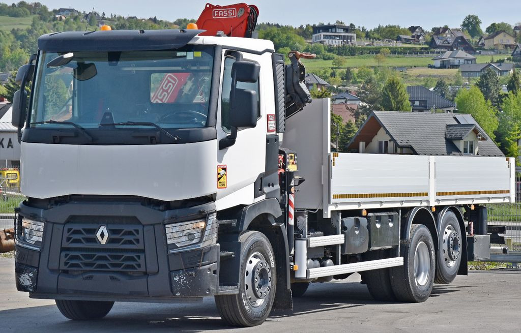 Renault C 380 * PRITSCHE 7,05 m* FASSI F 135C + FUNK - Caminhão grua: foto 4 Renault C 380 * PRITSCHE 7,05 m* FASSI F 135C + FUNK - Caminhão grua: foto 4
