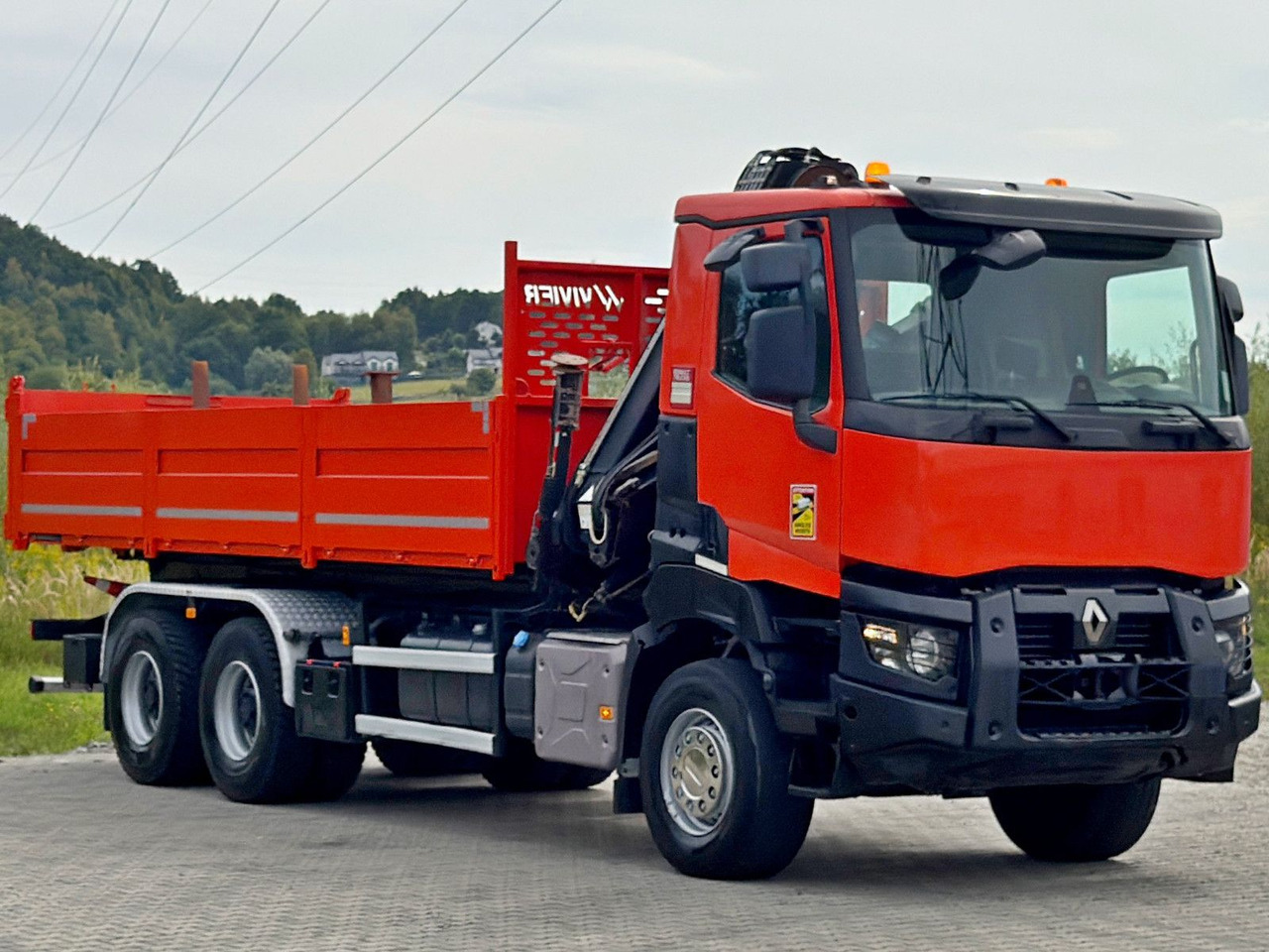 Renault K 380 * HIAB 144 BS - 3 HIDUO + FUNK * 6x4 * TOP - Caminhão basculante, Caminhão grua: foto 3 Renault K 380 * HIAB 144 BS - 3 HIDUO + FUNK * 6x4 * TOP - Caminhão basculante, Caminhão grua: foto 3