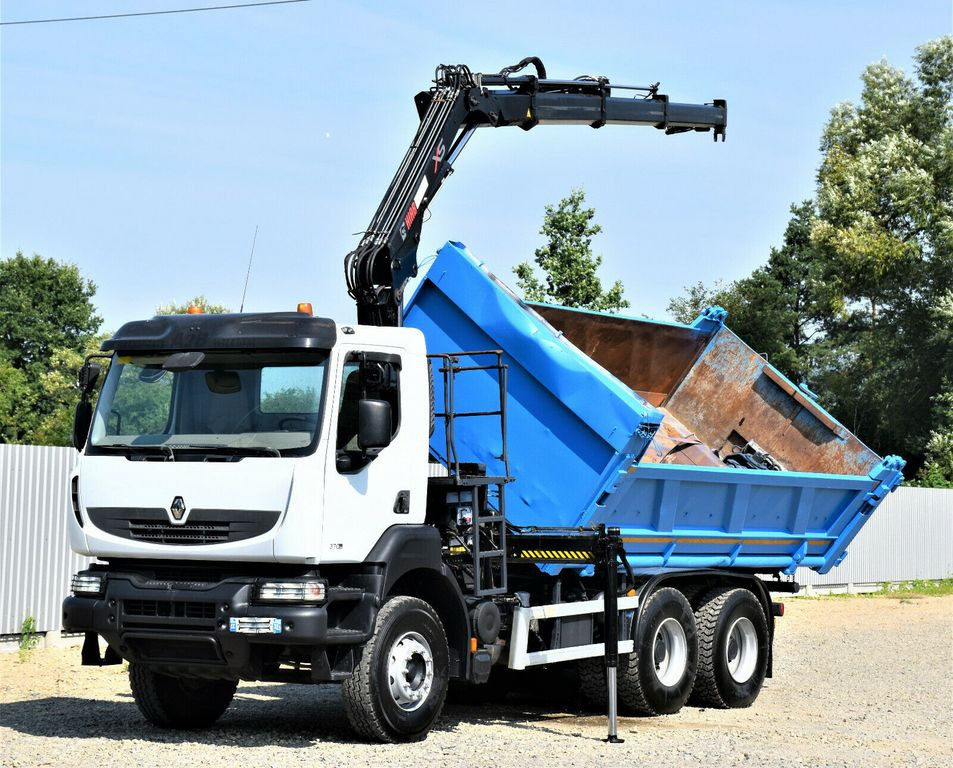 Renault KERAX 370 DXI* HIAB 122B-3 HIDUO/FUNK * 6x4 - Caminhão grua, Caminhão basculante: foto 3 Renault KERAX 370 DXI* HIAB 122B-3 HIDUO/FUNK * 6x4 - Caminhão grua, Caminhão basculante: foto 3