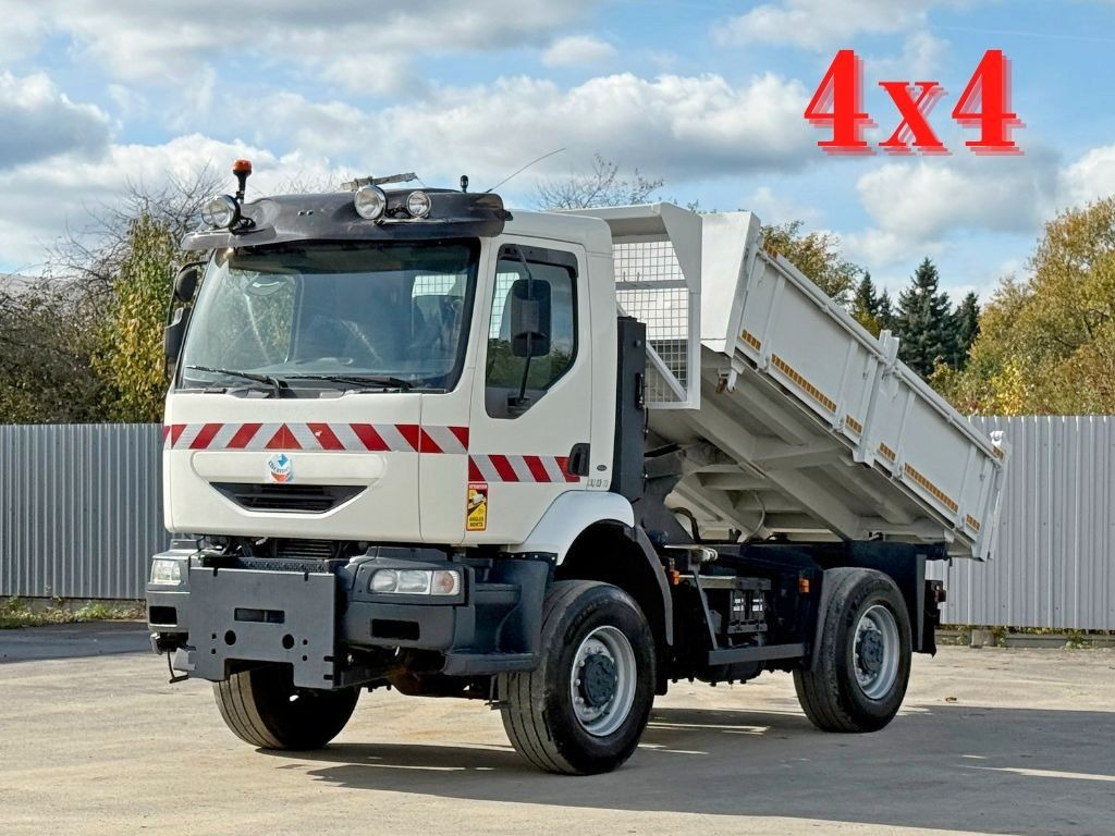 Renault MIDLUM 210 DCI* KIPPER 3,60m * 4x4 - Caminhão basculante: foto 1 Renault MIDLUM 210 DCI* KIPPER 3,60m * 4x4 - Caminhão basculante: foto 1
